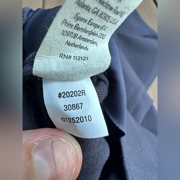 NWT Spanx Perfect Fit Ponte Ankle Pant Navy Blue 20202R size XS career casual - Picture 4 of 9